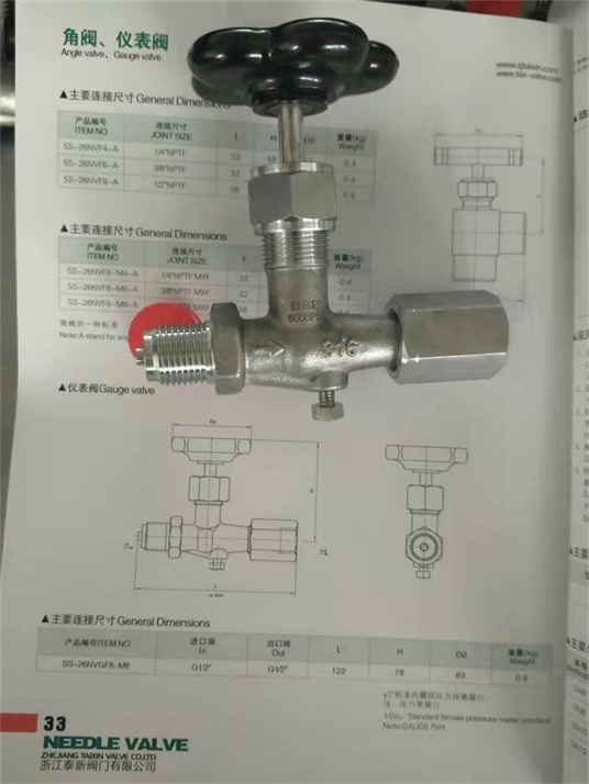 發(fā)往新加坡、印尼的儀表閥-bleed needle valve